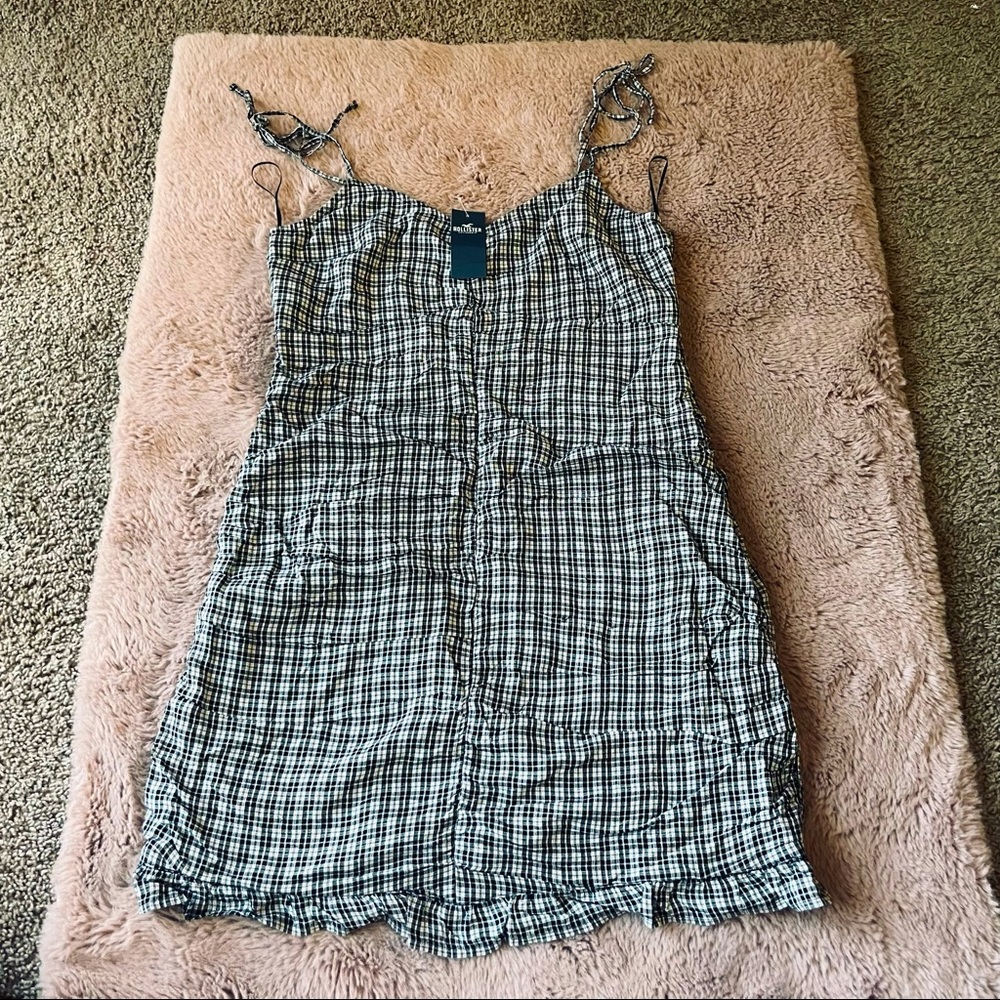 Ruched Tie-shoulder Mini Dress